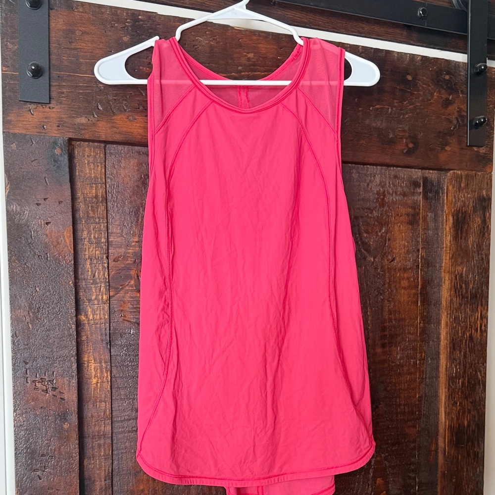 Lululemon sculpt Pink Tank Top
